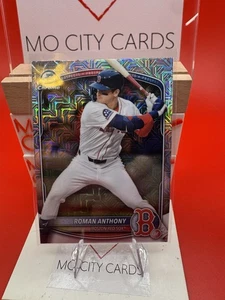 Tarjeta de prospecto/novato Roman Anthony 2025 Bowman Chrome Mojo Refractor #BCP-167 - Imagen 1 de 2