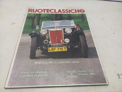 Rodas clássicas junho 1988 nº 8 Ferrari 212 Citroen SM - Imagem 1 de 4