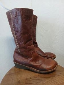 Dr. Martens Damen hohe Leder Athena Stiefel braun Größe 10 - Bild 1 von 11