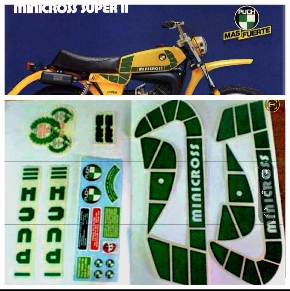 Kit Adhesivos Puch Minicross Super 2 - Imagen 1 de 1