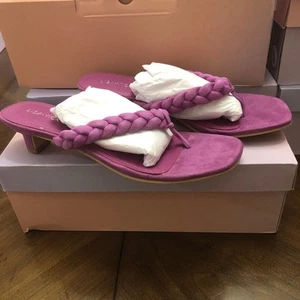 Lisa Vicky BEAUTY-V in Orchid Suede Size 7 - Picture 1 of 6