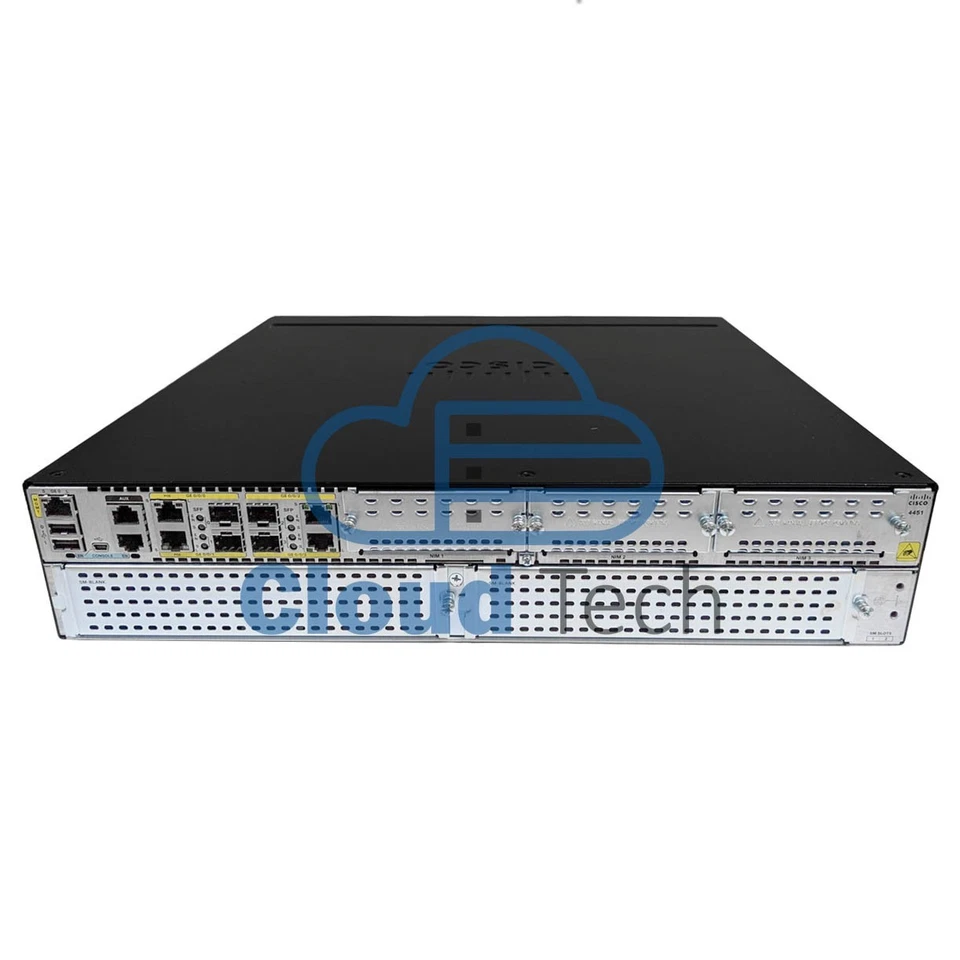ISR4451-X/K9 Cisco ISR 4451 4-Port Gigabit Integrated Services Router - Image 1 of 1