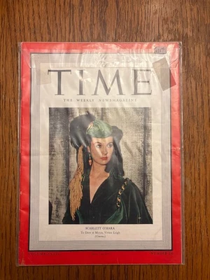 Time Magazine December 25, 1939 Scarlett O'Hara-Vivien Leigh -Full magazine - Image 1 of 2