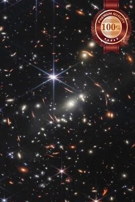 NEW DEEP FIELD CROPPED JAMES WEBB SPACE TELESCOPE 2022 PRINT PREMIUM POSTER - image 1 of 4
