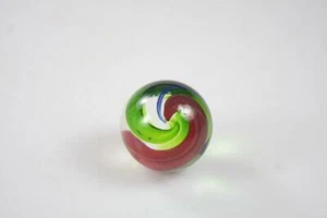 VINTAGE GLASS HAND BLOWN GLASS MARBLE - Picture 1 of 4