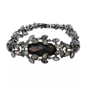 Givenchy Hematite & Dark Wood Bracelet. Retail $150 - Picture 1 of 7