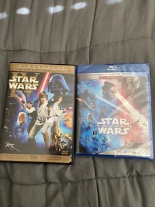 Star Wars: The Rise of Skywalker (Blu-ray Disc, 2020) Plus New Hope DVD - Picture 1 of 3