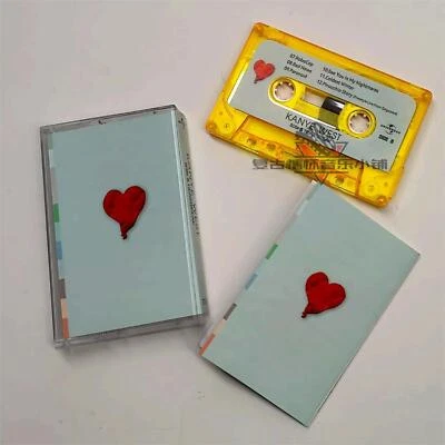 Kanye West 808's & Heartbreak Retro Album Tape Sealed Cassettes New & Sealed Foto 1 de 4