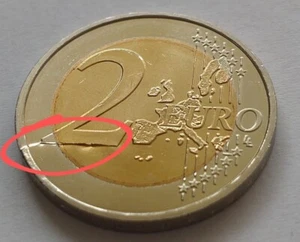 2 Euro Coin 2006 J Germany Holstein ERROR! RARE! UNCIRCULATED - Picture 1 of 6