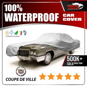 CADILLAC COUPE DEVILLE 1969-1970 CAR COVER - 100% Waterproof 100% Breathable - Picture 1 of 11