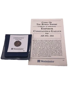 Coins of the Roman Empire Emperor Constantius Gallus AD 351-354 Westminster Coin - Picture 1 of 4