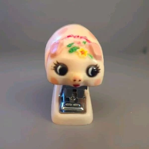Grapadora Mini Pig W.A. 1983 vintage Hong Kong - Imagen 1 de 7