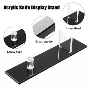 Acrylic Display Stand Knives Holder Cutter Display Holder Collection Rack - Picture 1 of 12