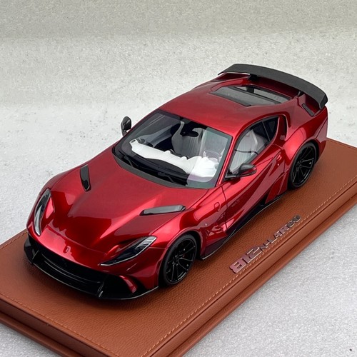 Miniature Peako Novitec 812 N-Largo Rouge - Échelle 1/18 Avec Vitrine - 83701