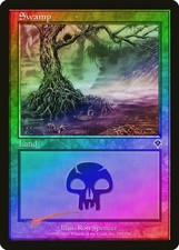 Swamp (339) FOIL Invasion PLD Basic Land MAGIC THE GATHERING CARD ABUGames