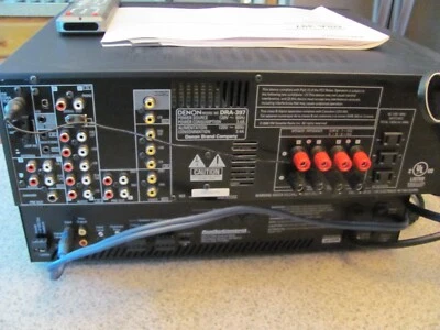 Denon DRA397 AM/FM STEREO W/REMOTE & MANUAL & ARCHITECT MODEL 200 AMP BUNDLE - Image 1 of 4