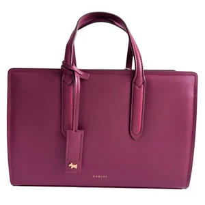 RADLEY Handbag Merlot Leather Medium Crossbody Grab Bag Liverpool Lane -RRP £239 - Picture 1 of 8