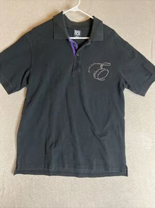 Camisa Pullover Enyoce Para Hombres 1/4 Botones Cuello Polo Tachonado Logo XL Negra - Imagen 1 de 10
