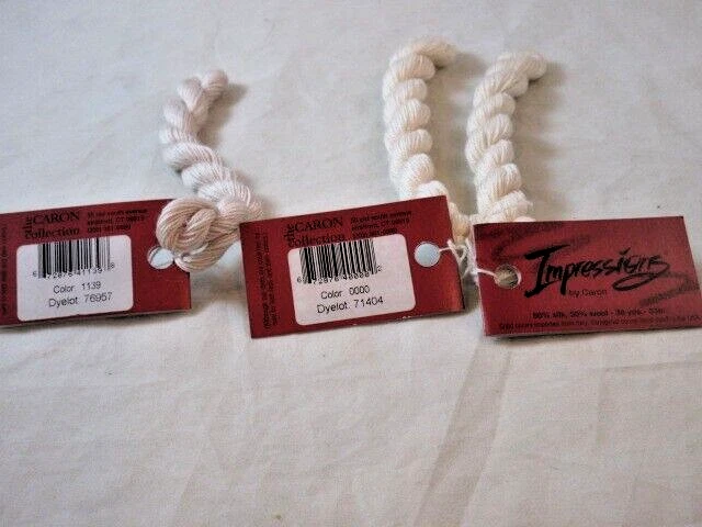 Impressions by Caron Lot of 3 Skeins Assorted Colors  36 yds.     G128 - Image 1 of 1