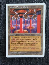 1x Urza's Power Plant, 5th Edition LP, English MTG, Magic The Gathering
