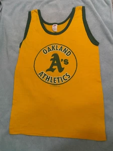 Vintage - 1981 Oakland A's -Coke is it - Tank Top T-Shirt Medium Coca-Cola❄️ *EX - Bild 1 von 8