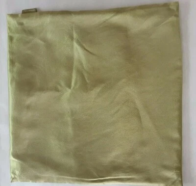 Baubridge & Kay Cushion Green Square Cover 44x44 cm 100% Silk - image 1 of 4