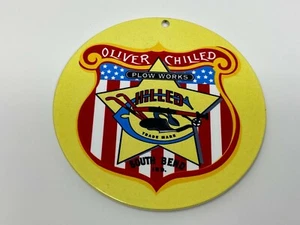 Oliver Chilled Plow Works Porcelain Like Magnet / Gas Oil Agriculture Farm - Picture 1 of 4