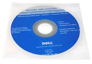 Neuf OEM Dell CD OptiPlex PC UC450 0TC935 Drivers Utilitaires 330 740 745 755 CD - Photo 1/3