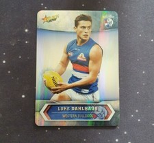 Luke Dahlhaus Western Bulldogs 2015 Select AFL Champions Silver Parallel Card