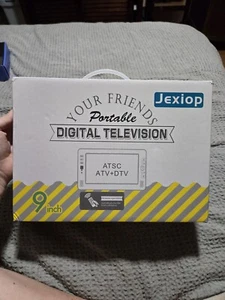 Jexiop 9" IPS Screen Small Portable TV with Digital ATSC Tuner Antenna, USB Port - Picture 1 of 7