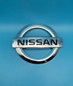 2004-2015 Nissan Armada Rear Hatch Liftgate Emblem Chrome 4.5in OEM 93491-7S000 - Picture 1 of 12