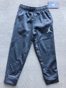 Air Jordan little boys Therma-Fit Fleece Pants cool gray 854885 size 4 - Picture 1 of 5
