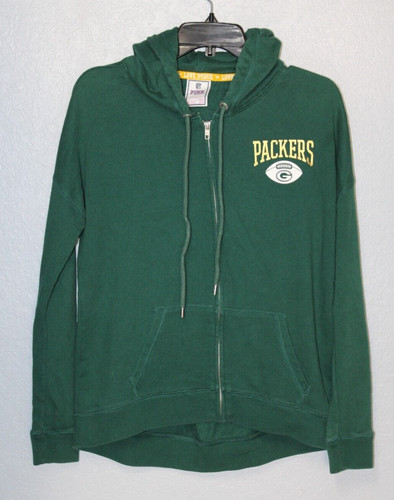 UNDERCOVER Felpa con cappuccio giacca zip intera Victorias Secret ROSA Green Bay Packers XS