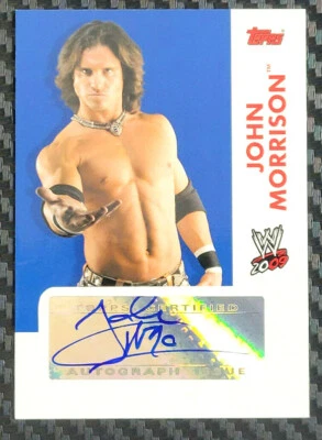2009 TOPPS WWE - JOHN MORRISON - AUTO - Image 1 of 2