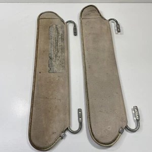 1987-1995 Jeep Wrangler YJ OEM Factory Tan Sun Visors Pair Left Right - Foto 1 di 18