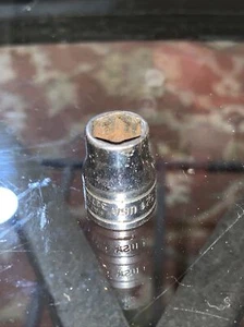 Snap-On Tools FS121 3/8" Drive  3/8” SAE 6 pt. Shallow Chrome Socket USA - NEW! - Picture 1 of 4