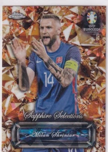 Topps Chrome CL 2024 No. SS-12 Milan Skriniar Sapphire Selections SP Gold 50/50 - Bild 1 von 2