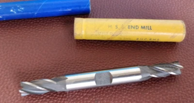 DoAll USA🇺🇸  ~ End Mill 5/16" 4 flutes 684 ~ 3/8" Shank HS DOUBLE END - Image 1 of 4