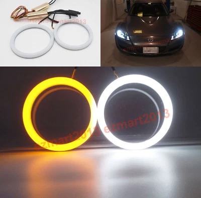 Switchback LED halo ring for Mazda RX-8 04-08 headlight LED angel eye DRL lamp - Image 1 of 4