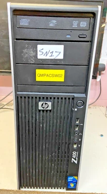 HP Z400 WORKSTATION - XEON W3520 - 6GB RAM - MXRT 5200 - NO HDD (OFFERS OK) - Image 1 of 4