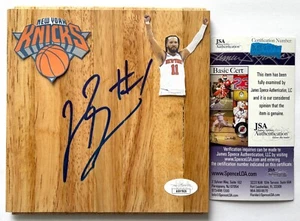 JALEN BRUNSON SIGNED NEW YORK KNICKS FLOORBOARD VILLANOVA BASKETBALL JSA - Picture 1 of 2