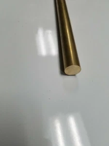 5/8" C360 BRASS ROUND ROD 10" long Solid New Lathe Bar Stock .625" H02 - Picture 1 of 1