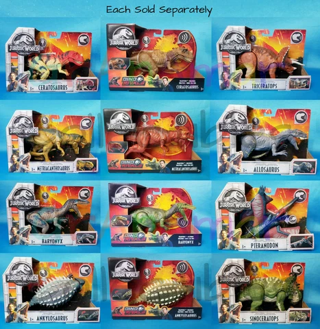 Jurassic World Roarivores Dino Rivals CHOOSE Allosaurus Baryonyx Ankylosaurus Cover