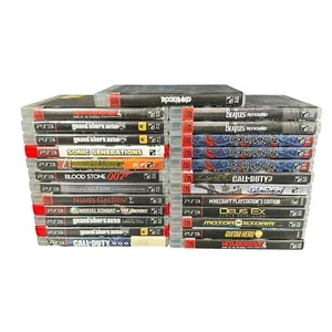 Sony PLAYSTATION 3 Video Game Lot of 25 Titles - Picture 1 of 5