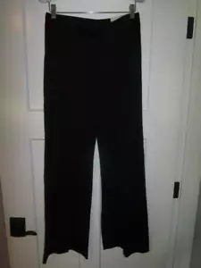 Chico's Black Seasonless Ponte Wide Leg Trouser Pants Pull-on size 0R 4R NEW $90 - Picture 1 of 1