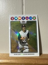 2008 Topps Chrome #94 Grady Sizemore Refractor Cleveland Indians