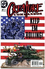 CREATURE COMMANDOS #1 2 3 4, NM+, Truman,War, Tanks, Guns, 2000, more in store