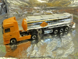 ** Herpa 902120 MB Actros LH MP3 Tankauflieger, ""Feldbinder"" Maßstab 1:87 HO - Bild 1 von 1
