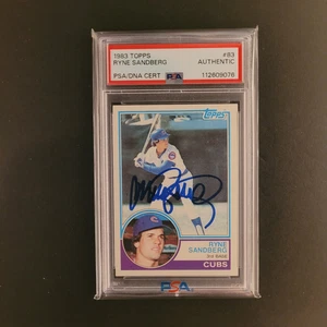 1983 Topps #83 Ryne Sandberg Chicago Cubs RC HOF Signed Auto Authentic PSA DNA - Picture 1 of 6