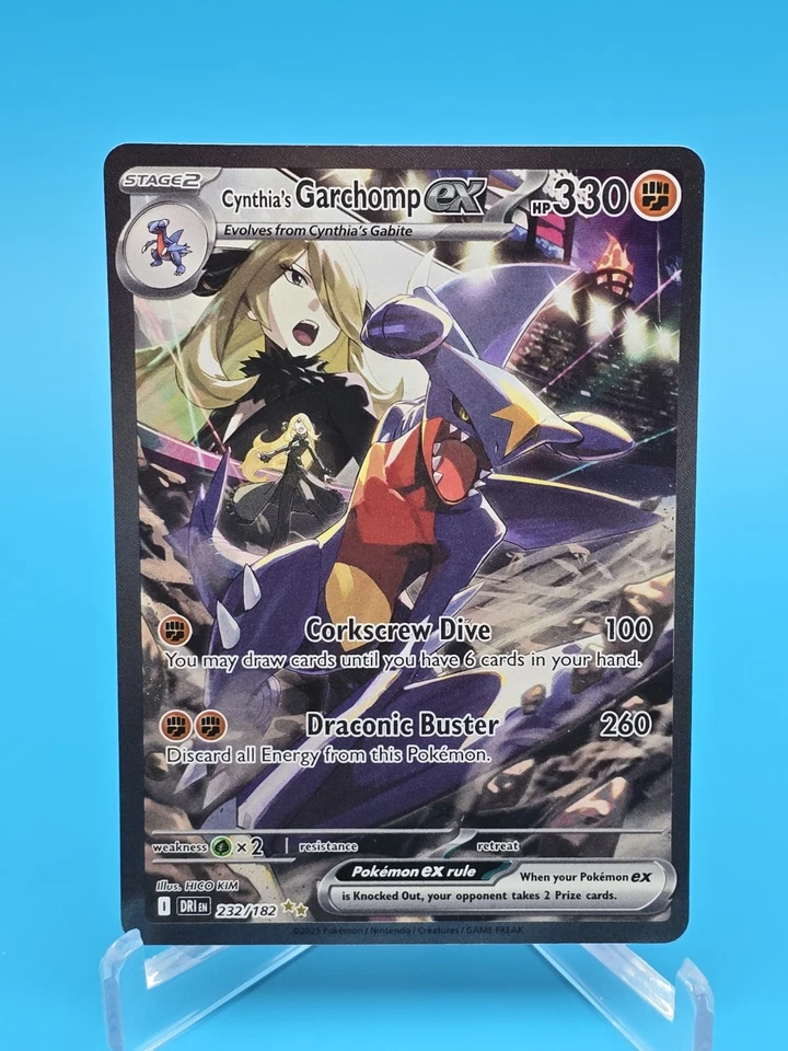 Cynthia's Garchomp ex 232/182 Sv10: Destined Rivals Holo - Image 1 of 4